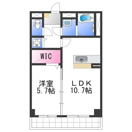 ラティア土井の物件間取画像